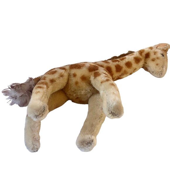 Vintage Steiff Giraffe Mohair Plush 11" Missing Button & Tag - Picture 8 of 13